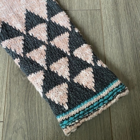 Free People Jackson Pattern Sweater In Rosewater Size Large - Picture 2 of 15